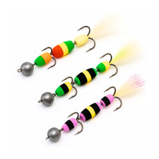 Zanderkiller Set – 3 Köder + 3 Cheburashka-Bleie 8 g | 12 g | 20 g | 30 g | 40 g