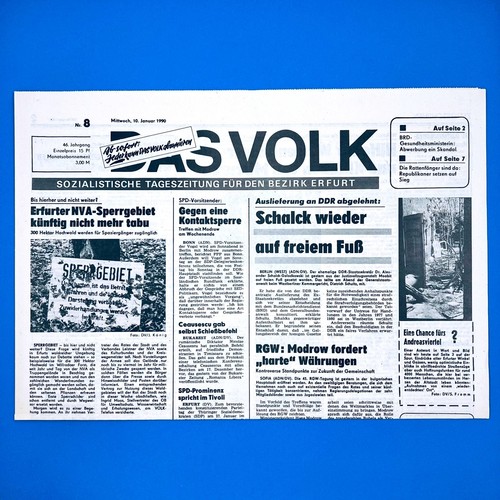 Ddr das volk januar 1990 - das,