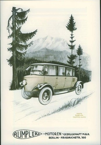 Rumpler tropfenwagen 1921 - rumpler, um