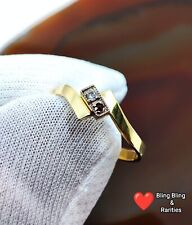 Filigraner Goldring - 585 Gold gr. 51  Gelbgold - Damen Ring Schmuck Rot Weiß