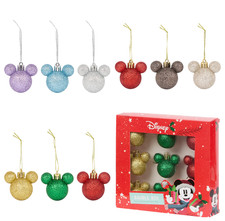 Disney Mickey Maus Weihnachtskugeln Christbaumkugeln Weihnachtsdeko Set 9 Stück