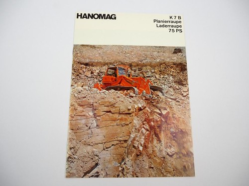 Original prospekt hanomag k7b - prospekt,