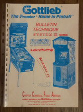 Gottlieb Premier Bulletin Technique System 3 (französisch) / Flipper Pinball