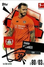 Mark Flekken BAYER LEVERKUSEN MATCH ATTAX 2025/26 signiert-Nr:118-25/26 original