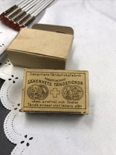 Alte Antik Streichholzschachtel aus/mit Metall Siehe Bilder