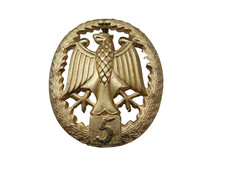 Original Bundeswehr  Leistungsabzeichen  Gold   5  Metall