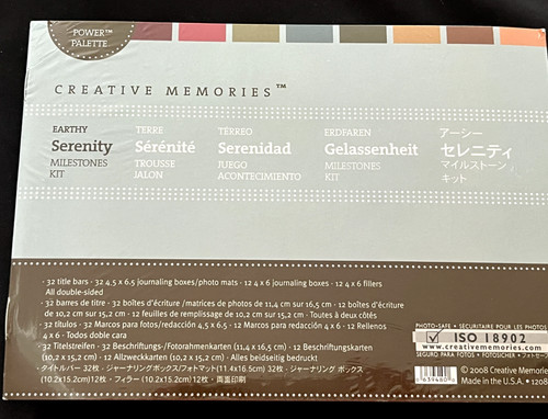 Creative memories milestones - creative,