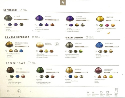 Nespresso vertuoline boites - vertuoline,