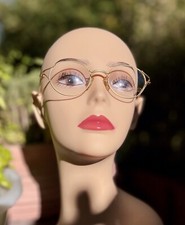 YOHJI YAMAMOTO Brillenfassung unisex, vergoldet. Sehr rar!!!!