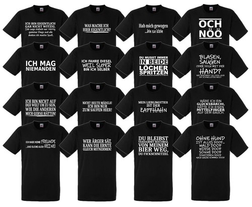 Tshirt mit spruch fun - tshirt,