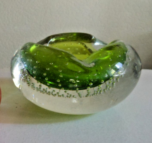 Aschenbecher murano luftblasen - aschenbecher,