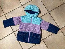 NEU KINDER-WINTER-JACKE Gr.98/104 KAPUZE TASCHEN REIßVERSCHLUß KLETTVERSCHLUß