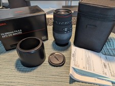Sigma APO DG 70-300mm 1:4-5.6 Macro für PENTAX, guter Zustand, in OVP