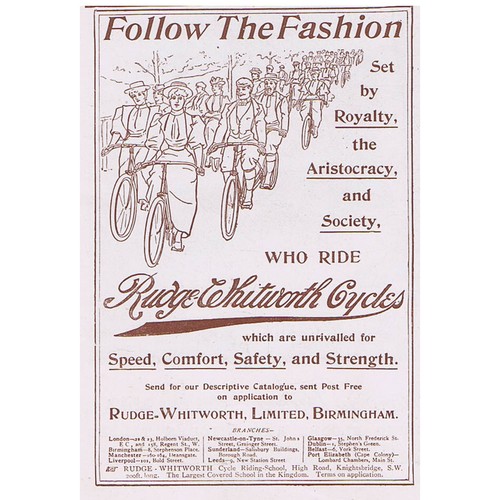 Rudge whitworth cycles - whitworth, of