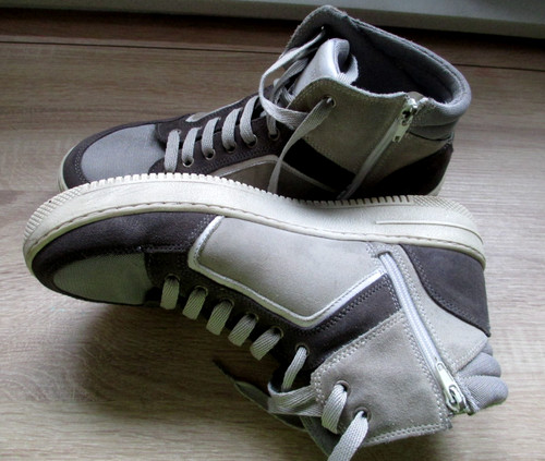 Knöchelhoher lederschuh - knöchelhoher,