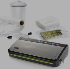Foodsaver Vakuumiergerät für Lebensmittel mit integrierter Rollenaufbew FFS005