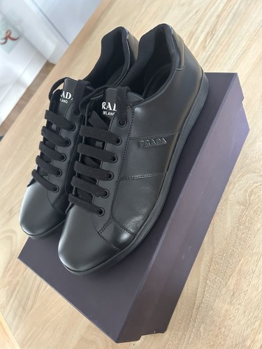 Prada leather black - black,