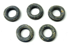 Planen Stoff Ösen Ringe Niete mit Gegenring 2.Weltkrieg aus Zink Originale 5 St.