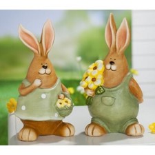 Hasenpaar Lino & Lina" H: 25cm