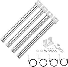 GFTIME 31CM bis 44CM Universal Gasgrill Edelstahl Brenner Ersatz für Landmann, E