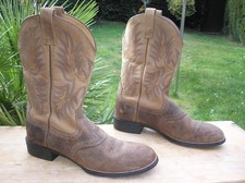 ARIAT Cowboystiefel, Westernstiefel, Gr. 47 - 48, Echtleder, antik braun !