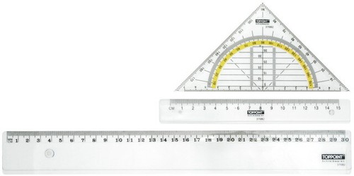 Zeichengarnitur 3tlg geo - zeichengarnitur,