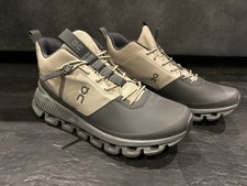 On Damen Schuhe Cloud Hi Waterproof, Größe 38,5 Beige/Grau