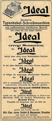 Anzeige werbung reklame - anzeige/werbung/reklame, 1907