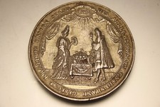 Antike Silber Medaille um 1680