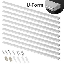 5m/10m LED Profil Aluprofil Alu Schiene Leiste Profile für LED-Streifen Eloxiert