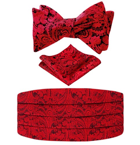 Herren paisley kummerbund - paisley, und