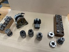 3R-Aufnahmen, 2 Spannzangenfutter mit Spannzangen und Winkelhalter, Erodieren