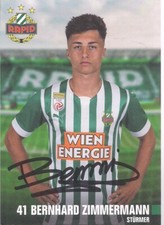 Autogramm Bernhard Zimmermann