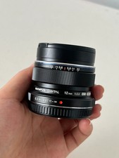 Olympus M.Zuiko Digital ED 12mm f/2 Lens (Black)