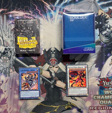 Yugioh! - Zwei Decks, Dragon Shield Sleeves und Deck Box OVP - top Zustand.