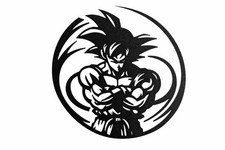 Anime Wanddeko Schwarz –