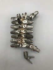 17 Sehr Kleine Kerzenhalter Federbaum Miniatur Kerzen Klammern Christbaumschmuck