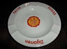 Feine RINAS Zigarren REKLAME Aschenbecher ALTENKUNSTADT Bavaria flach