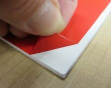 PVC Hartschaumplatte 3mm Streifen weiß 500 x 128mm - Kunststoff Platte SIMOPOR S