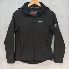 PINEA Jacke Damen Softshelljacke Gr. S Schwarz Windbreaker Pullover 100% Polyest