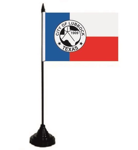 Tischflagge lubbock city texas - tischflagge,
