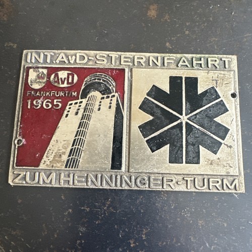 Avd plakette frankfurt int - plakette,