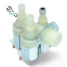 Magnetventil 3-fach mit Reduzierung für Waschmaschine passend wie Miele 1678013