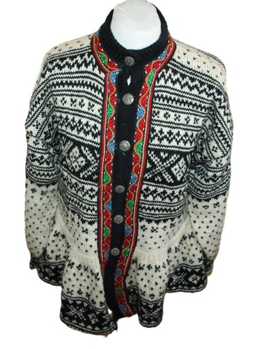 Damen norweger strickjacke - damen,