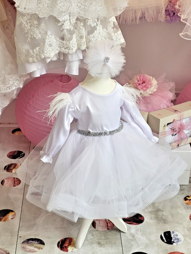 Taufkleid weiß 74 80 - taufkleid,