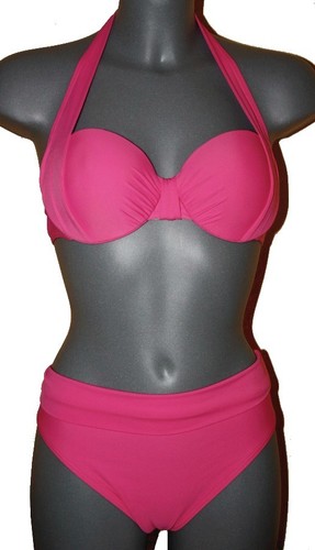 Bügel bikini pink neckholder - bÜgel-bikini,