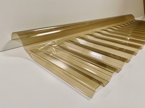 Pvc trapez firstteil - trapez, in