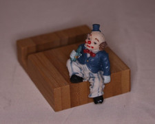 Kantenhocker clown mit flasche - kantenhocker,