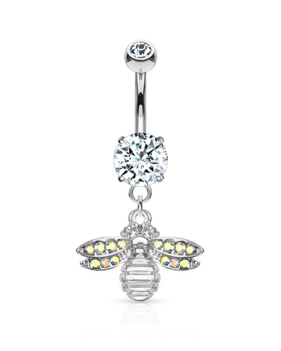 Bauchnabel piercing biene - bauchnabel,