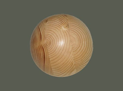 Kugel aus holz - aus,